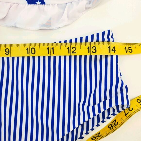 NWT Zaful Red, White & Blue Bikini size 8 - Picture 5 of 11